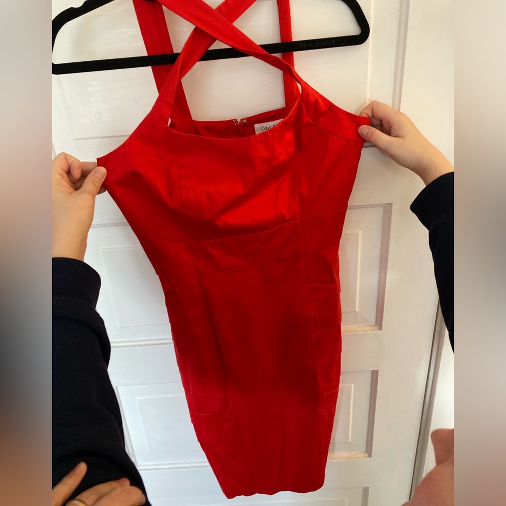 Calvin Klein Red Dress